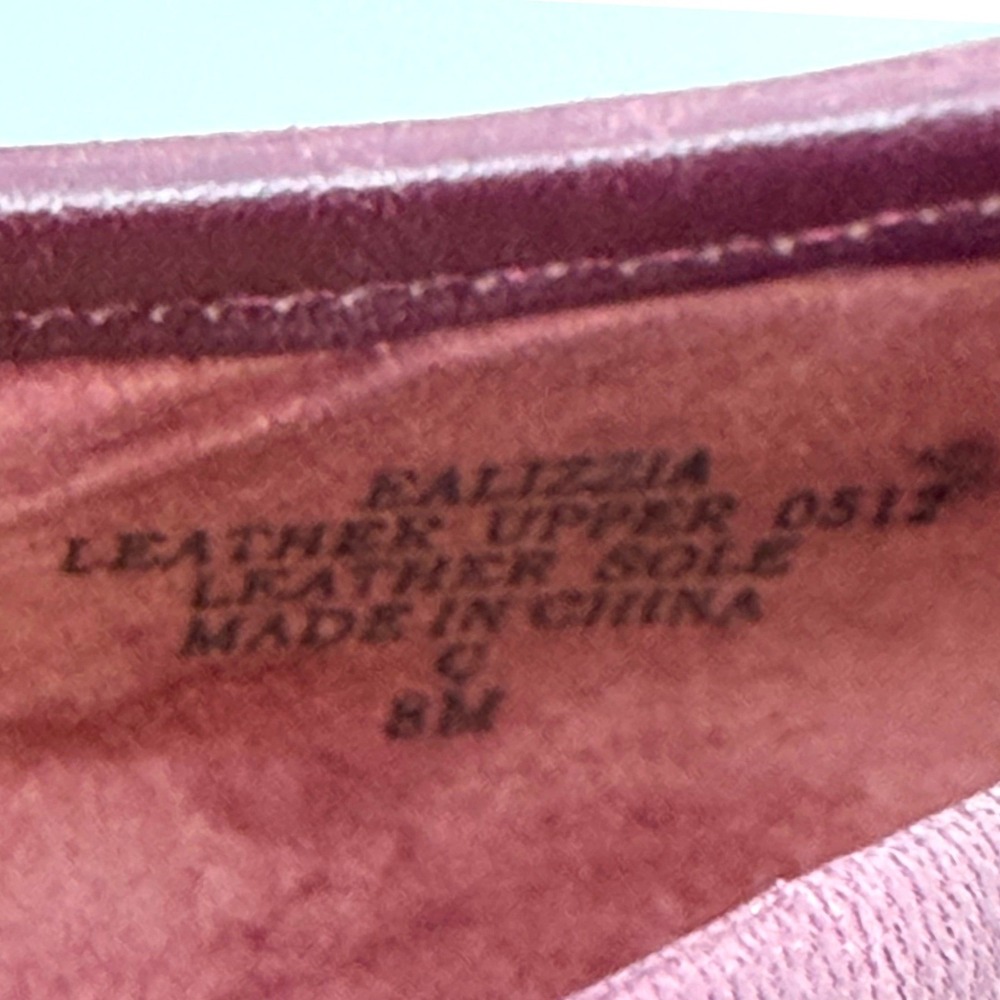 Enzo Angiolini EALIZZIA Burgundy Quilted Leather Tassel Loafers 8M Classic Mod - Picture 12 of 14